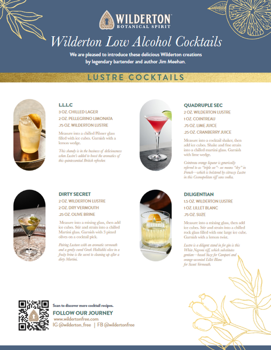 lustre cocktail recipes